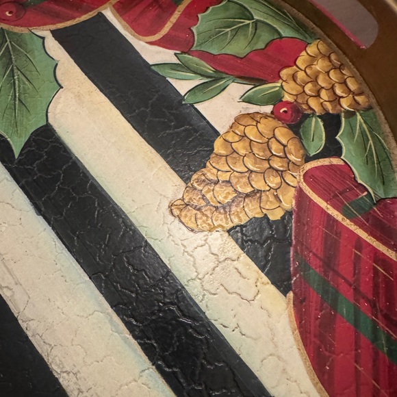 Mackenzie Childs Xmas tray - Picture 3 of 4